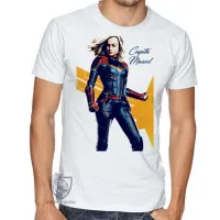 Camiseta adulto ou infantil Capitã Marvel girl vingadores avengers - Foto 2