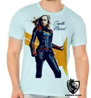 Camiseta adulto ou infantil Capitã Marvel girl vingadores avengers - Foto 5