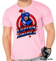 Camiseta adulto ou infantil Capitão américa cartoon marvel - Foto 2