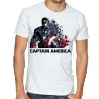 Camiseta adulto ou infantil Capitão América desintegrando - Foto 2