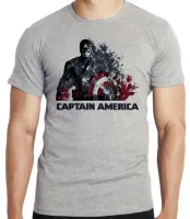 Camiseta adulto ou infantil Capitão América desintegrando - Foto 3