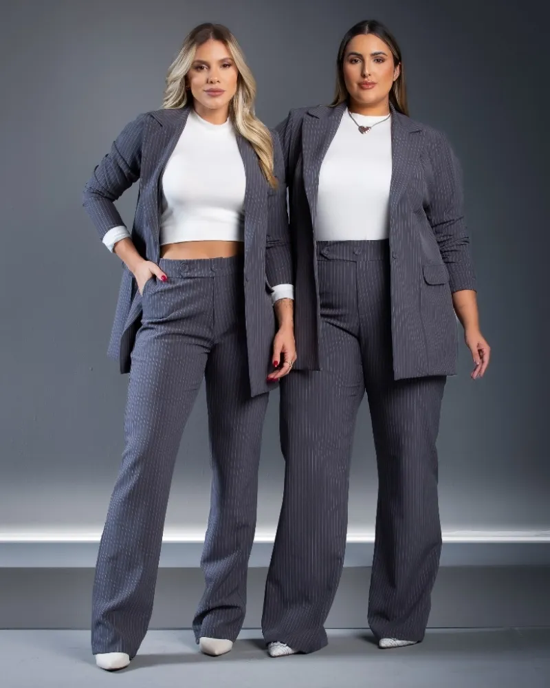 Conjunto Blazer Calça Alfaiataria Diva