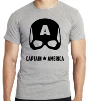 Camiseta adulto ou infantil capitão américa máscara black - Foto 3