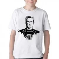 Camiseta adulto ou infantil Capitão América vingadores steve rogers - Foto 3