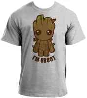 Camiseta adulto ou infantil Groot Bebê guardiões galaxia marvel - Foto 3