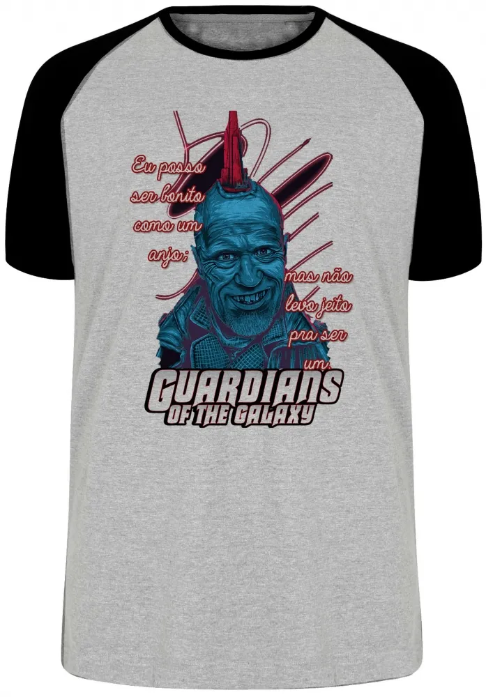 Camiseta adulto ou infantil Guardiões da Galáxia Yondu anjo