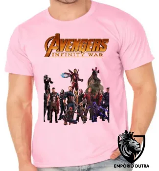 Camiseta adulto ou infantil guerra infinita vingadores avengers - Foto 2