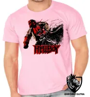 Camiseta adulto ou infantil Hellboy ataque super herói - Foto 2