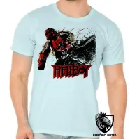 Camiseta adulto ou infantil Hellboy ataque super herói - Foto 5