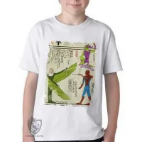 Camiseta adulto ou infantil hieróglifos homem aranha - Foto 3