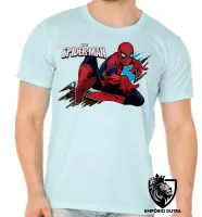 Camiseta adulto ou infantil Homem Aranha mãos spider man - Foto 5