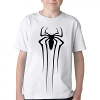 Camiseta adulto ou infantil Homem Aranha negro preta marvel - Foto 2