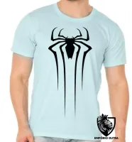 Camiseta adulto ou infantil Homem Aranha negro preta marvel - Foto 4