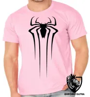 Camiseta adulto ou infantil Homem Aranha negro preta marvel - Foto 5