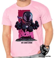 Camiseta adulto ou infantil homem aranha negro venom marvel vilão - Foto 2