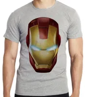 Camiseta adulto ou infantil homem de ferro iron man mascara - Foto 4