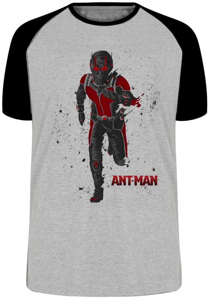 Camiseta adulto ou infantil Homem Formiga herói marvel