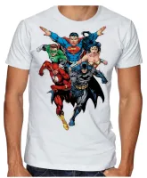 Camiseta adulto ou infantil liga da justiça superman maravilha - Foto 3