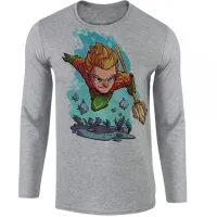 Camiseta adulto ou infantil AQUAMEN liga justiça super herói - Foto 2