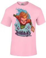 Camiseta adulto ou infantil AQUAMEN liga justiça super herói - Foto 4