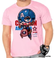 Camiseta adulto ou infantil Capitão América vingadores - Foto 2