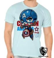 Camiseta adulto ou infantil Capitão América vingadores - Foto 5