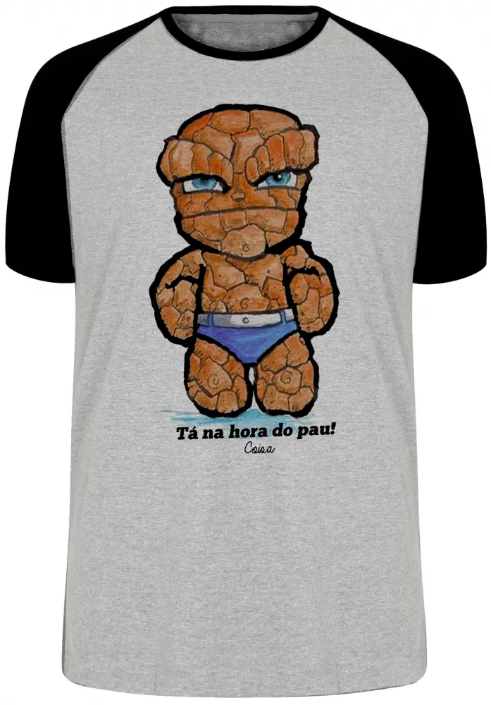 Camiseta adulto ou infantil Coisa 4 quarteto fantastico