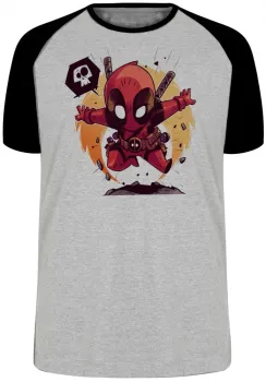 Camiseta adulto ou infantil dead pool super herói marvel