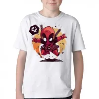 Camiseta adulto ou infantil dead pool super herói marvel - Foto 3