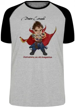 Camiseta adulto ou infantil Doutor Estranho super herói marvel