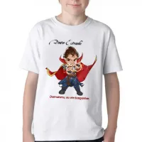 Camiseta adulto ou infantil Doutor Estranho super herói marvel - Foto 3