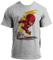 Camiseta adulto ou infantil flash liga justiça super herói - Foto 2