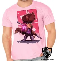 Camiseta adulto ou infantil Gambit carta x men marvel - Foto 4