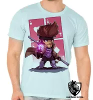 Camiseta adulto ou infantil Gambit carta x men marvel - Foto 5