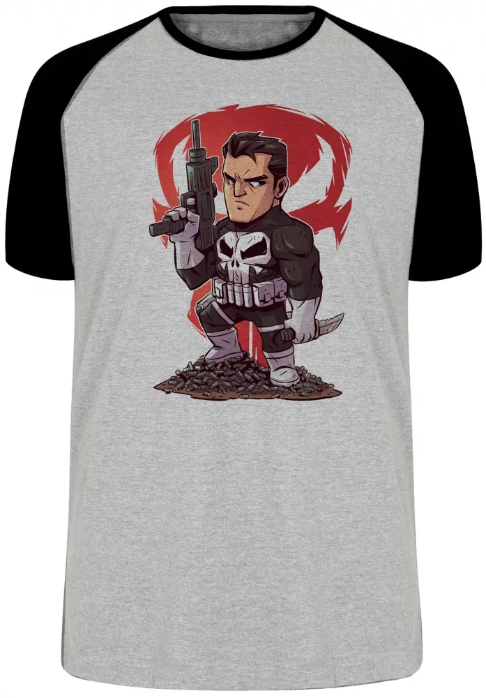 Camiseta adulto ou infantil JUSTICEIRO marvel punisher