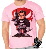 Camiseta adulto ou infantil JUSTICEIRO marvel punisher - Foto 2