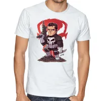 Camiseta adulto ou infantil JUSTICEIRO marvel punisher - Foto 3