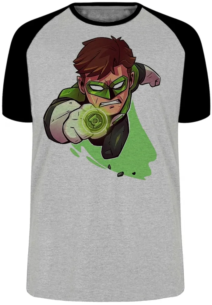 Camiseta adulto ou infantil lanterna verde liga justiça