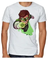 Camiseta adulto ou infantil lanterna verde liga justiça - Foto 3
