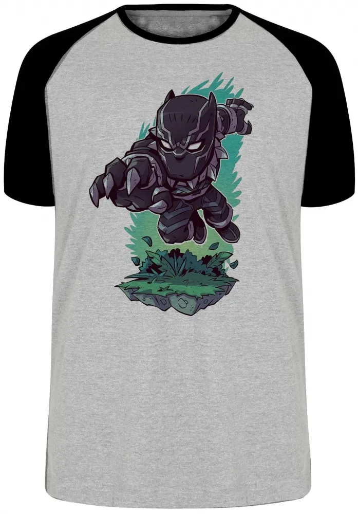 Camiseta adulto ou infantil PANTERA negra black panther