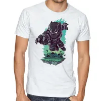 Camiseta adulto ou infantil PANTERA negra black panther - Foto 3