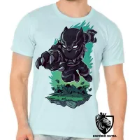 Camiseta adulto ou infantil PANTERA negra black panther - Foto 5