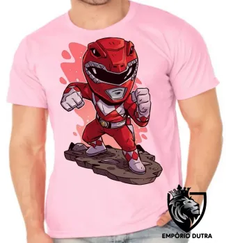 Camiseta adulto ou infantil POWER RANGER RED - Foto 2