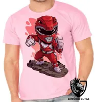 Camiseta adulto ou infantil POWER RANGER RED - Foto 2