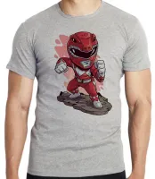 Camiseta adulto ou infantil POWER RANGER RED - Foto 4