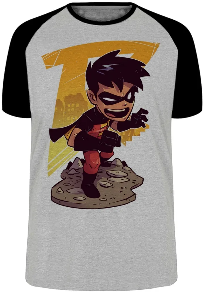 Camiseta adulto ou infantil Robin joven Batman Jovens Titas