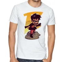 Camiseta adulto ou infantil Robin joven Batman Jovens Titas - Foto 4