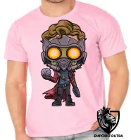 Camiseta adulto ou infantil senhor das estrelas peter quil marvel - Foto 2