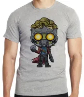 Camiseta adulto ou infantil senhor das estrelas peter quil marvel - Foto 4