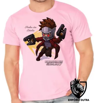 Camiseta adulto ou infantil Senhor Estrelas peter quill guardioes galaxia - Foto 2